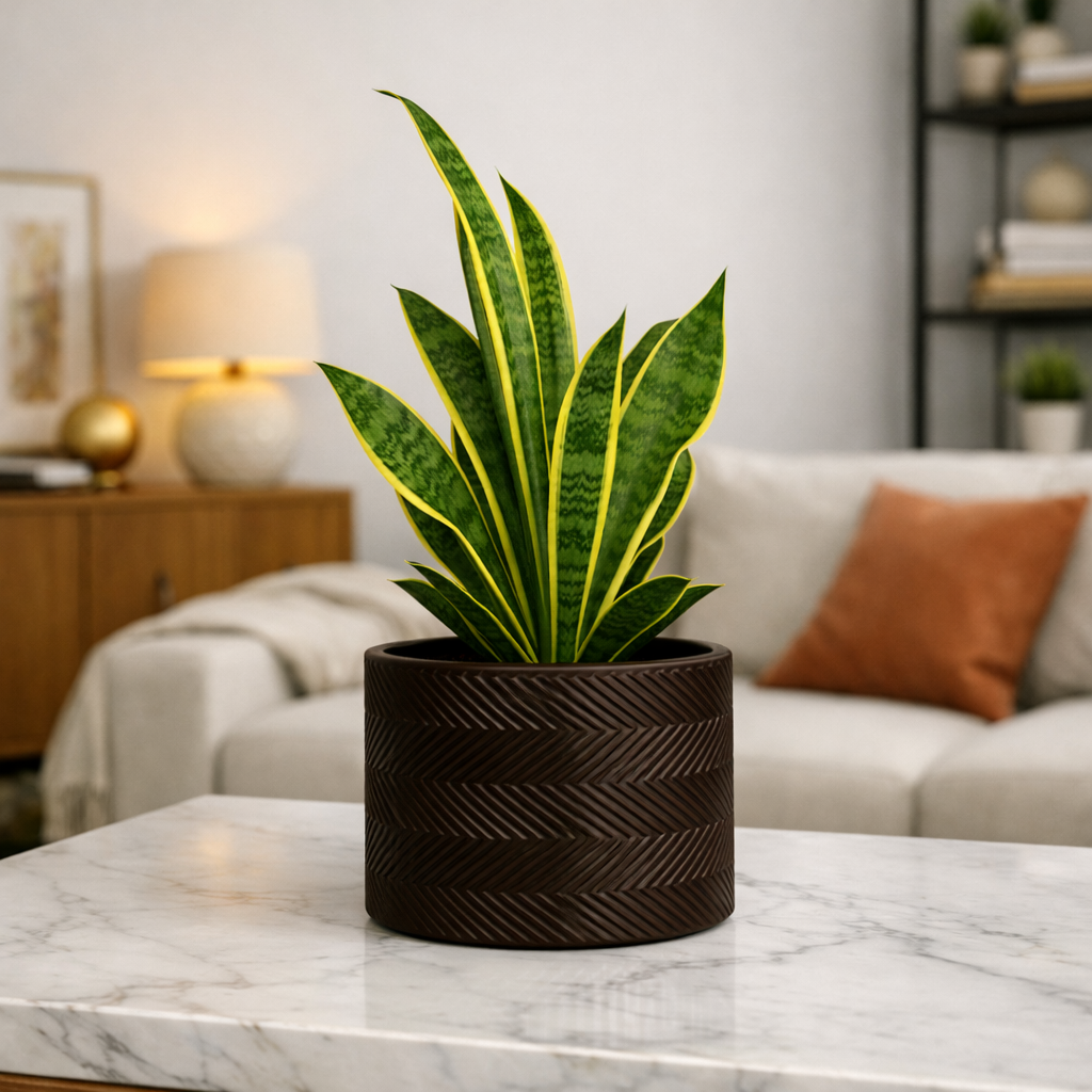Nordic Chevron Planter