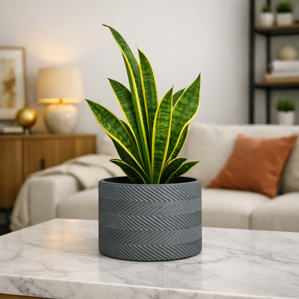 Nordic Chevron Planter