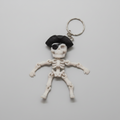 Skeleton pirate keyring